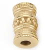 Perle colonne intercalaire - Doré à l'or fin 14k - 9 x 6 mm