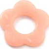 Perle fleur opaque - Pêche