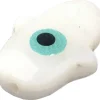 Perle Khamsa en nacre - 15 x 12 mm