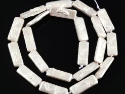 Perles de culture - Rectangle - 18 x 7 mm