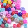 Perles de rocailles en tube - Mélange arc-en-ciel primaire - 2 mm