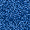 Perles de rocailles en tube - Bleu Océan - 2 mm