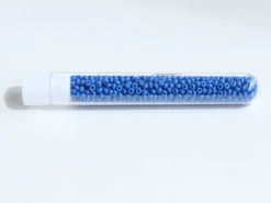 Perles de rocailles en tube - Bleu Océan - 2 mm