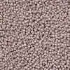 Perles de rocailles en tube - Taupe clair - 2 mm