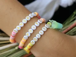 Perles lettres 3 mots pour bracelet à personnaliser - Sangria, Mojito et Spritz