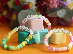 Perles lettres 3 mots pour bracelet à personnaliser - Sangria, Mojito et Spritz
