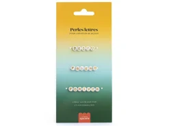Perles lettres 3 mots pour bracelet à personnaliser - Best, Friend et Forever