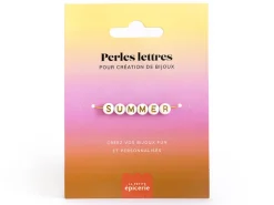 Perles lettres "Summer" pour bracelet à personnaliser