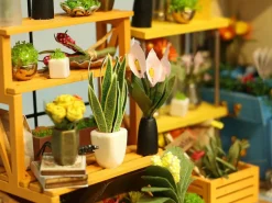 Pièce miniature - Maison de fleurs de Cathy