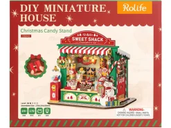 Pièce miniature - Stand de bonbons de Noël (Christmas Candy Stand) - Rolife