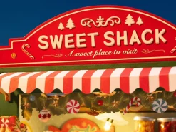 Pièce miniature - Stand de bonbons de Noël (Christmas Candy Stand) - Rolife