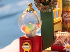 Pièce miniature - Stand de bonbons de Noël (Christmas Candy Stand) - Rolife