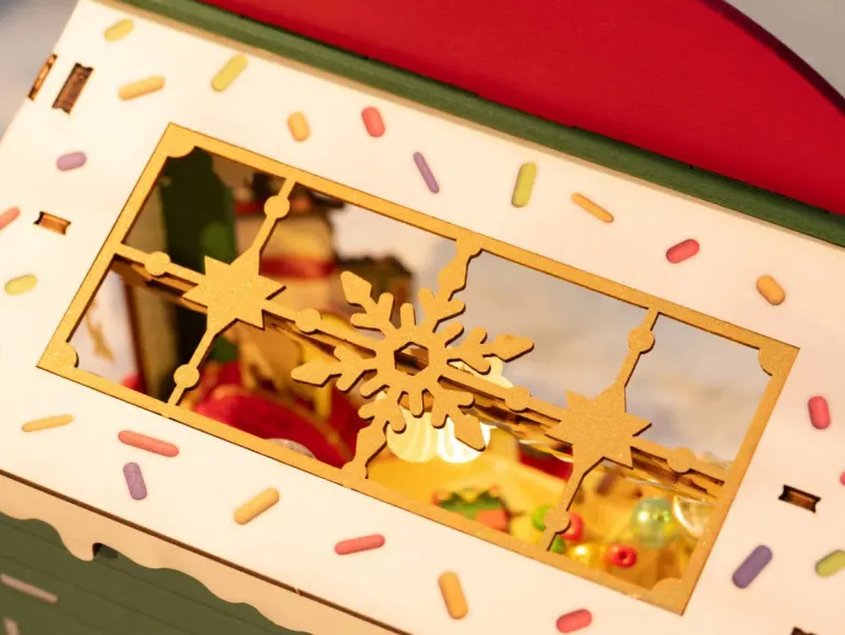 Pièce miniature - Stand de bonbons de Noël (Christmas Candy Stand) - Rolife