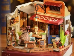 Pièce miniature Librairie du coin DIY - Rolife