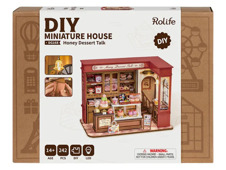 Pièce miniature Pause gourmande Honey Dessert DIY - Rolife