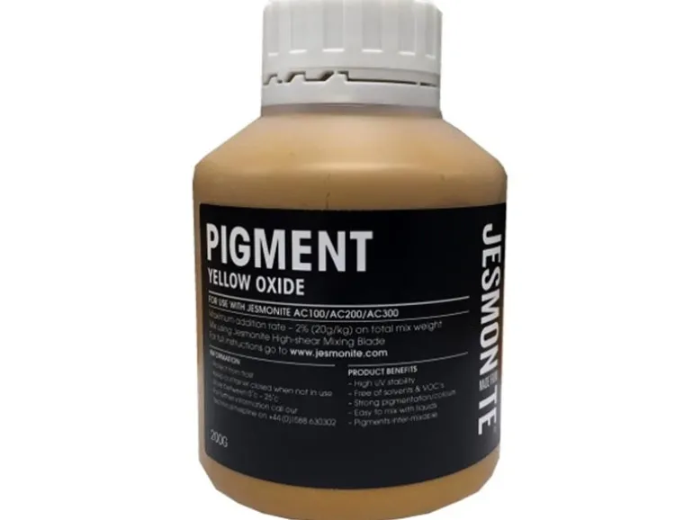 Pigment jaune oxydé pour Jesmonite