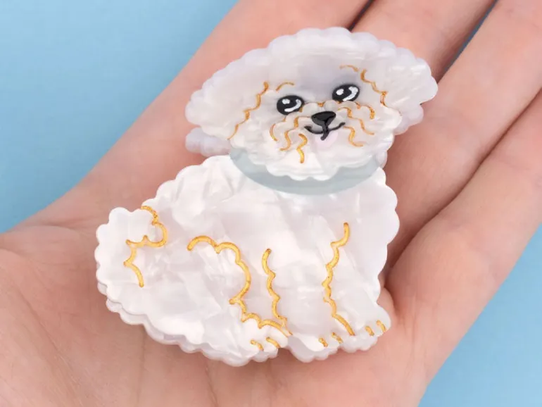 Pince à cheveux - Bichon
