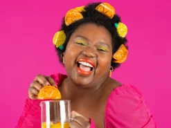 Pince à cheveux - Orange