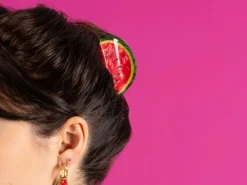 Pince à cheveux - Pastèque