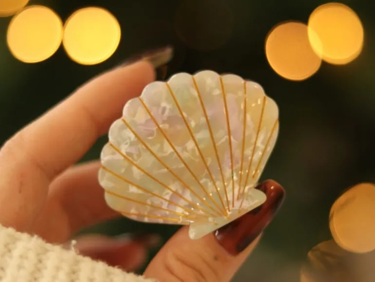 Pince à cheveux Coquillage Multicolore