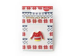 Pin's émaillé pull de Noël