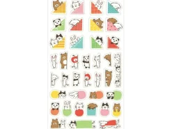Planche de 38 stickers planner - Coin de photos animaux