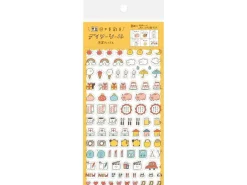 Planche de 97 stickers planner - Icônes du quotidien