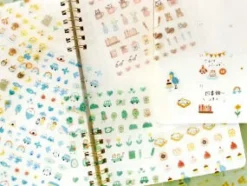 Planche de 18 stickers planner - Jolis cadres