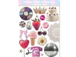 Planches d'autocollants - Petits trésors doux - Only Happy Things