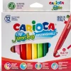 Pochette de 12 feutres Jumbo - Carioca