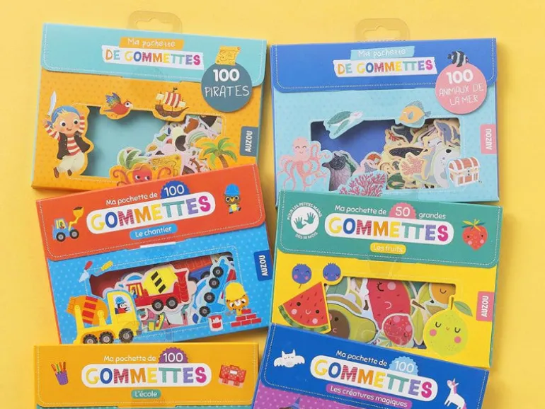 Pochette de 100 gommettes - les saisons - Inga Wilmink