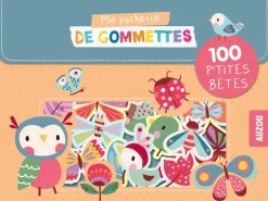 Pochette de 100 gommettes - P'tites bêtes