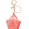 Porte-clef sac de plage rétro Abricot - Sun Jellies