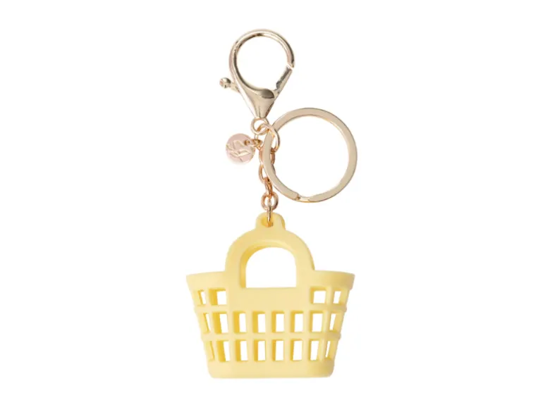 Porte-clef sac de plage rétro Jaune - Sun Jellies