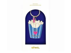 Porte-clés en émail - Fries Before Guys - ATWS