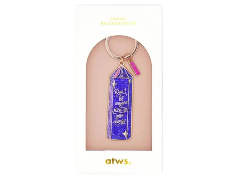 Porte-clés en émail Crystal - ATWS
