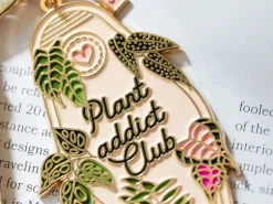 Porte-clés en émail Motel Plant Addict Club - ATWS