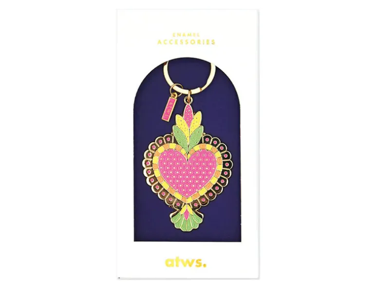 Porte-clés en émail Sacré-coeur - ATWS