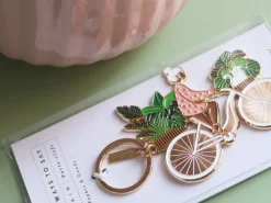 Porte-clés en émail Son vélo - ATWS
