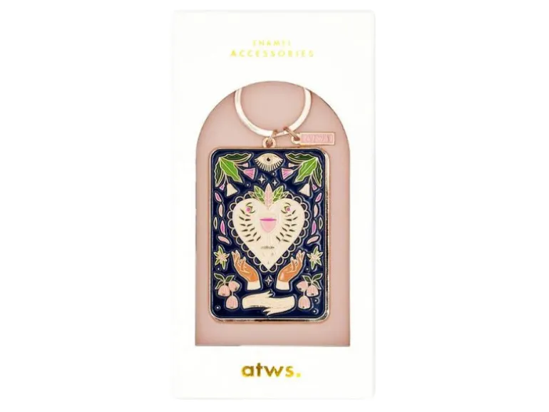 Porte-clés en émail Tarot Tipsy Card - ATWS