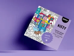 Poster à colorier - Kitty : le poster géant pour enfant