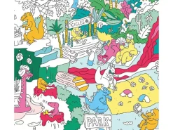 Poster géant à colorier - Dinos - OMY