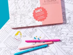 Poster géant en papier à colorier - DANCE - OMY