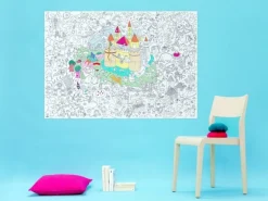 Poster géant en papier à colorier - MAGIC - OMY