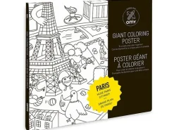 Poster géant en papier à colorier - PARIS - OMY