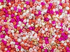 Pot de 60 grammes de perles de rocailles 3mm - girl power