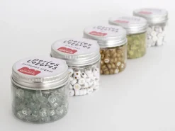 Pot perles lettres – Noires