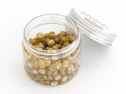 Pot perles lettres – Or