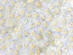 Pot perles lettres – Paillettes or