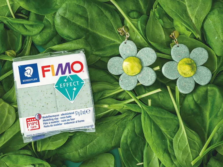 Pâte Fimo Effect Botanique Epinard
